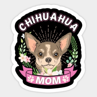 Chihuahua Mom Mother'S Day Sticker